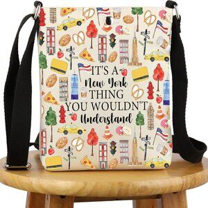 Chic New York City Crossbody Bag - Lightweight Travel Essential for Women